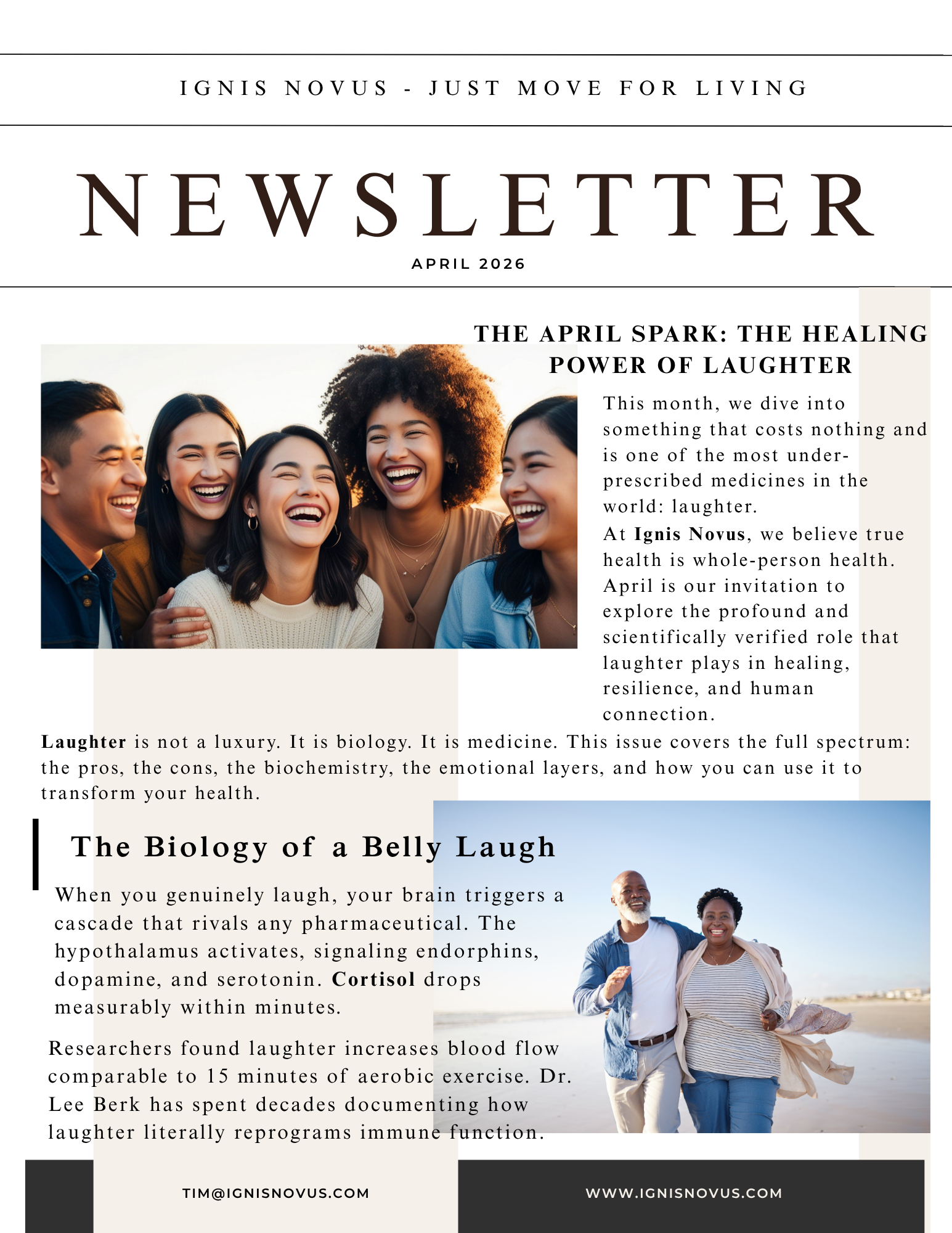 April 2026 newsletter preview